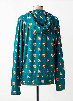 T-shirt manches longues manches longues vert BLUTSGESCHWISTER femme