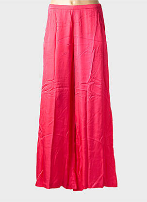 Pantalon flare taille élastique rouge SURKANA femme