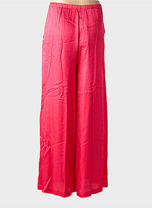 Pantalon flare taille élastique rouge SURKANA femme