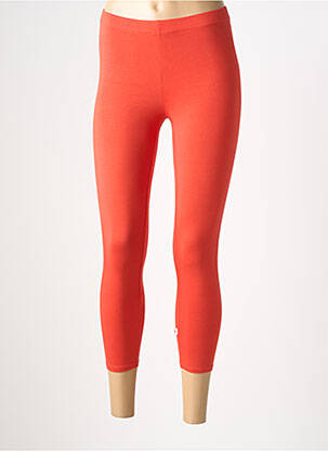 Legging taille élastique orange BLUTSGESCHWISTER femme