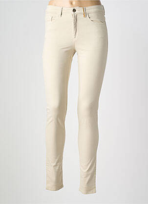 Jeans skinny taille normale taille normale beige COUTURIST femme
