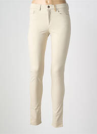 Jeans skinny taille normale taille normale beige COUTURIST femme