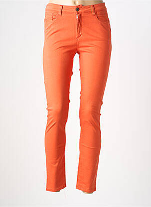 Jeans skinny taille normale taille normale orange COUTURIST femme