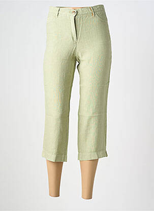 Pantacourt taille haute taille haute vert COUTURIST femme