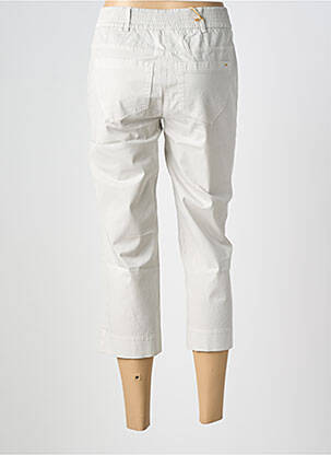 Pantacourt taille élastique taille normale gris COUTURIST femme