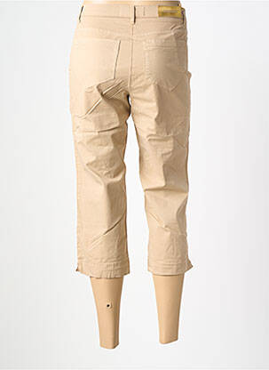 Corsaire tissage popeline taille normale beige COUTURIST femme
