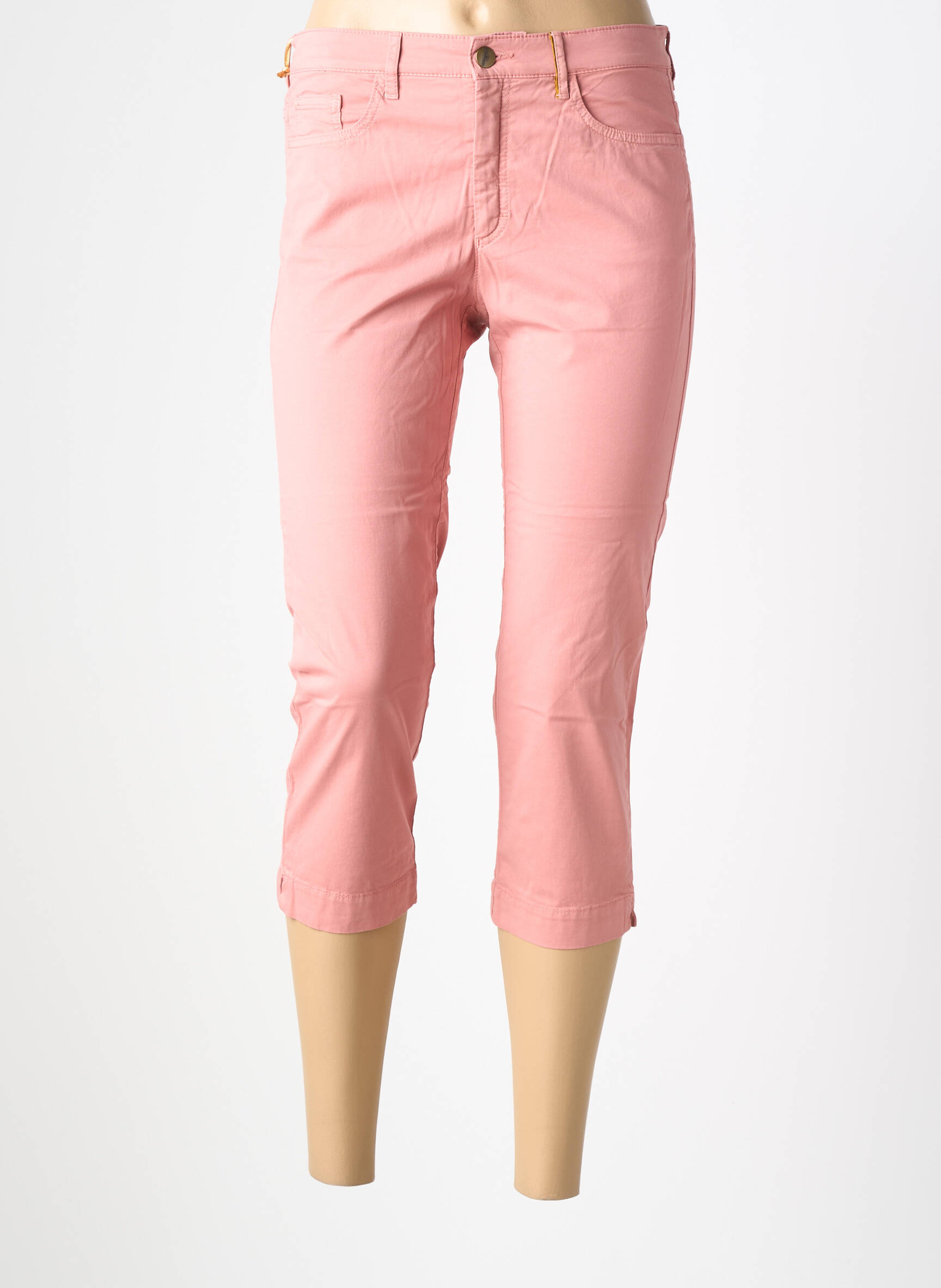 Corsaire tissage popeline taille normale rose COUTURIST femme