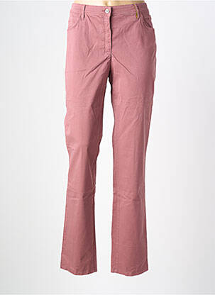 Pantalon droit stretch taille normale rose COUTURIST femme