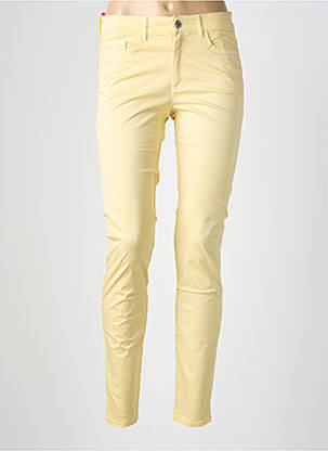 Pantalon slim poches jaune COUTURIST femme