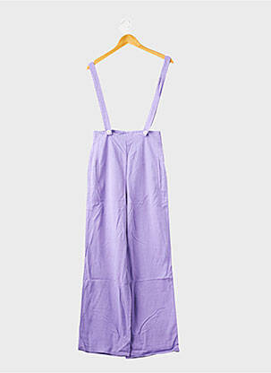 Salopette fines bretelles fines bretelles violet COUTURIST femme