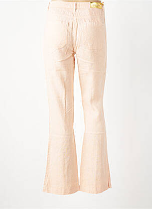 Pantalon flare taille normale taille normale rose COUTURIST femme