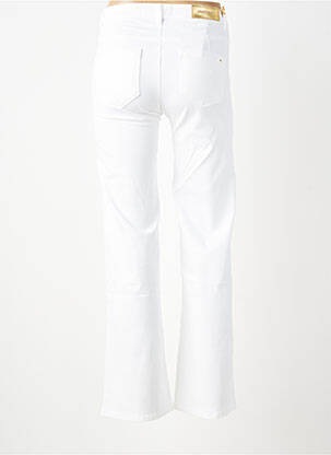 Pantalon droit stretch taille normale blanc COUTURIST femme