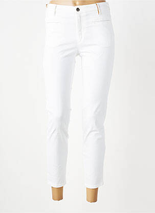 Pantalon 7/8 stretch taille normale blanc COUTURIST femme
