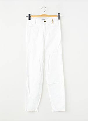 Pantalon 7/8 stretch taille normale blanc COUTURIST femme