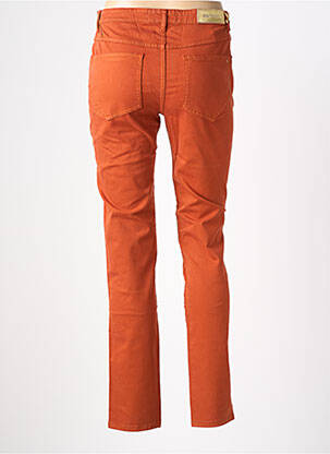 Pantalon slim stretch taille normale orange COUTURIST femme
