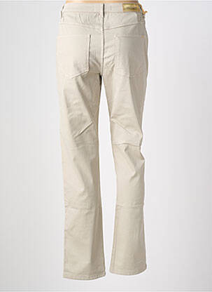Pantalon droit tissage popeline taille normale gris COUTURIST femme