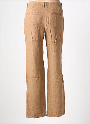 Pantalon droit taille à pinces taille normale marron COUTURIST femme