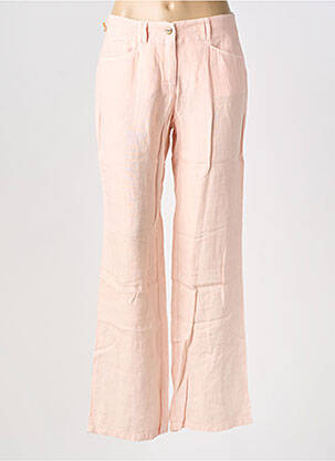 Pantalon droit taille à pinces taille normale rose COUTURIST femme
