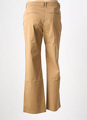 Pantalon chino tissage popeline taille normale beige COUTURIST femme