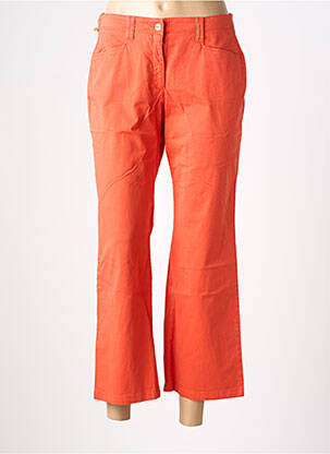 Pantalon 7/8 stretch taille normale orange COUTURIST femme