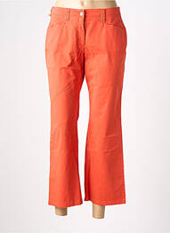 Pantalon 7/8 stretch taille normale orange COUTURIST femme
