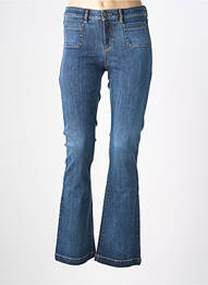 Jeans bootcut taille normale taille normale bleu COUTURIST femme