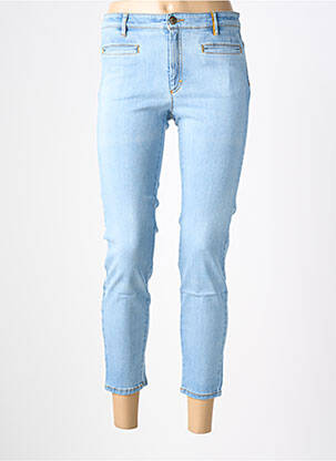 Jeans coupe slim stretch taille normale bleu COUTURIST femme