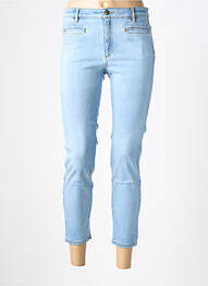 Jeans coupe slim stretch taille normale bleu COUTURIST femme