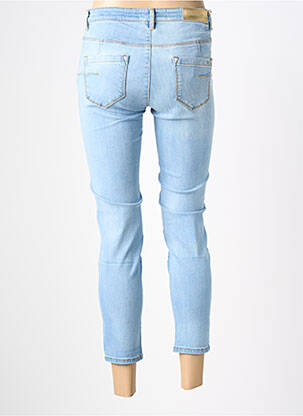 Jeans coupe slim stretch taille normale bleu COUTURIST femme