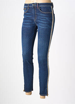 Jeans coupe slim tissage brut taille normale bleu DENIM &DRESS femme