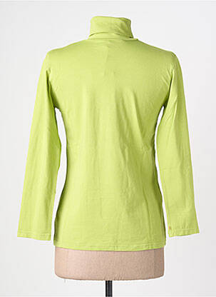 Sous-pull stretch manches longues vert COUTURIST femme