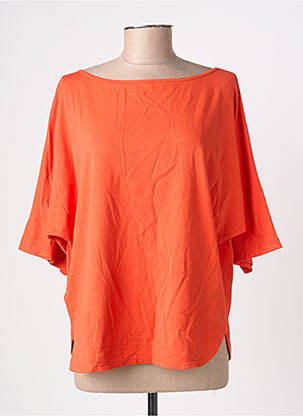 T-shirt manches 3/4 manches 3/4 orange COUTURIST femme