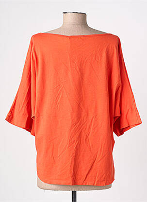 T-shirt manches 3/4 manches 3/4 orange COUTURIST femme
