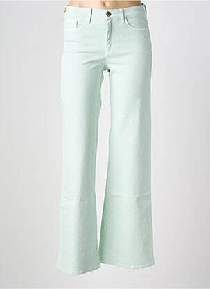 Pantalon flare coupe évasée bleu COUTURIST femme