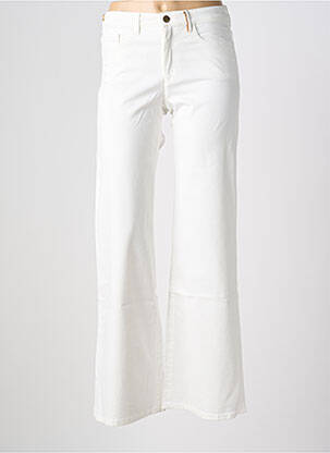 Pantalon flare coupe évasée blanc COUTURIST femme