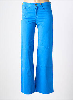 Pantalon flare coupe évasée bleu COUTURIST femme