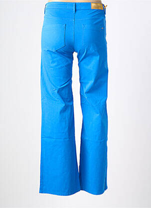 Pantalon flare coupe évasée bleu COUTURIST femme