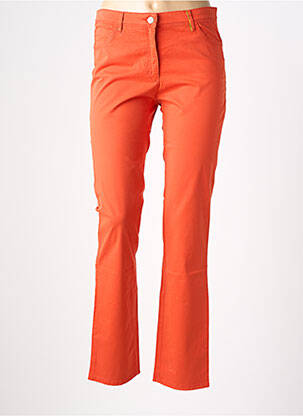 Pantalon slim poches orange COUTURIST femme