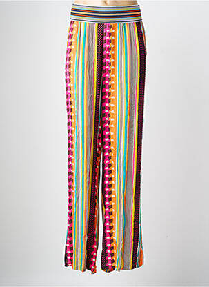Pantalon large tissage popeline taille normale vert ALDO MARTIN'S femme