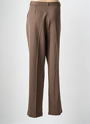 Pantalon droit stretch taille normale marron QUATTRO femme