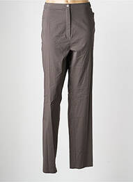 Pantalon droit stretch taille normale marron QUATTRO femme