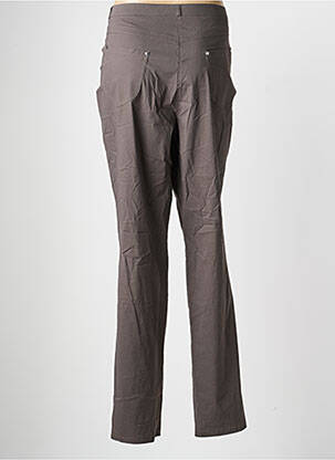 Pantalon droit stretch taille normale marron QUATTRO femme