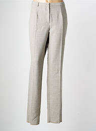 Pantalon droit stretch taille normale vert PAUPORTÉ femme