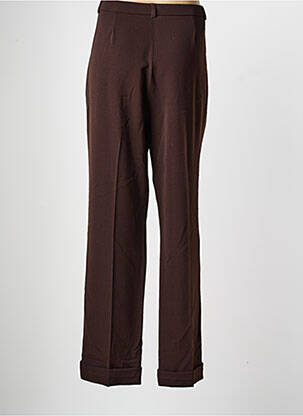 Pantalon droit stretch taille normale marron QUATTRO femme