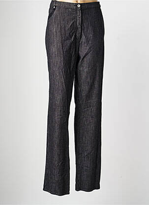 Pantalon droit stretch taille normale noir QUATTRO femme