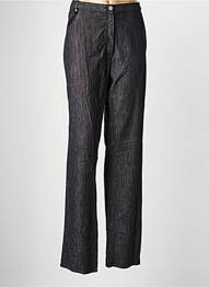 Pantalon droit stretch taille normale noir QUATTRO femme