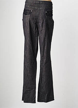 Pantalon droit stretch taille normale noir QUATTRO femme