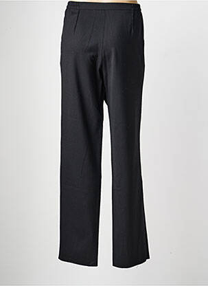 Pantalon droit stretch taille normale noir GRIFFON femme