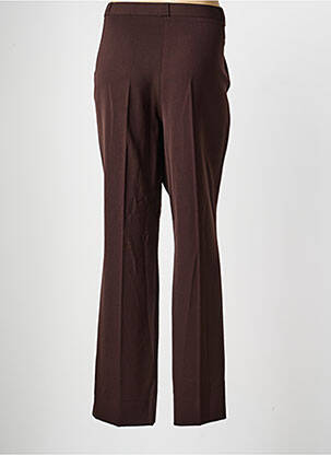 Pantalon droit stretch taille normale marron QUATTRO femme