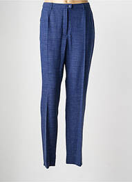 Pantalon droit stretch taille normale bleu PAUPORTÉ femme